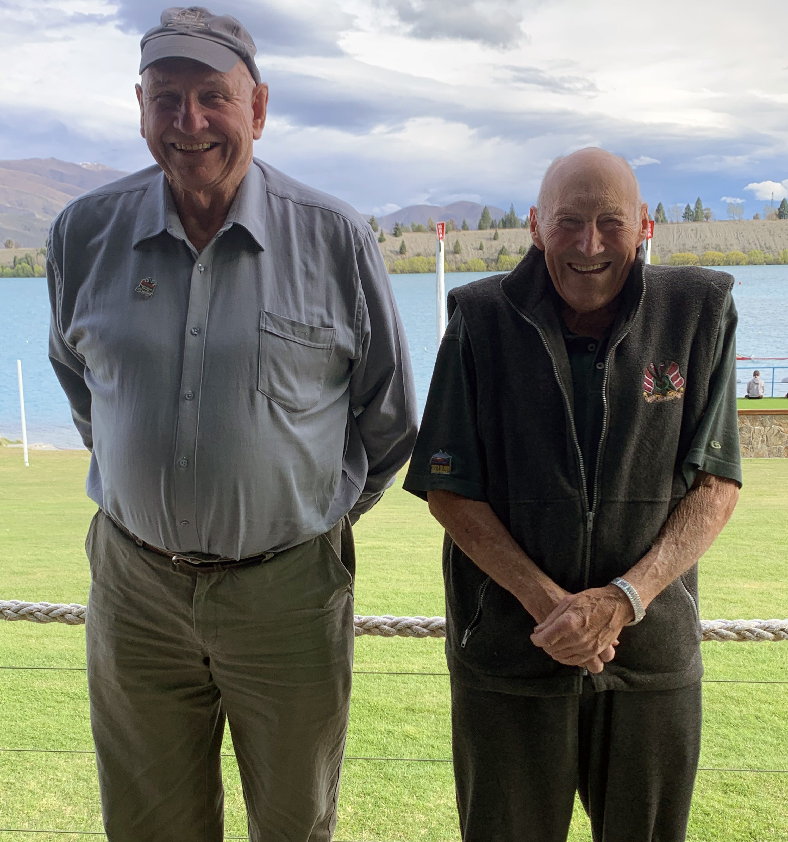 Warren Blazey and Lex Clarke become SIR Life Members - South Island Rowing